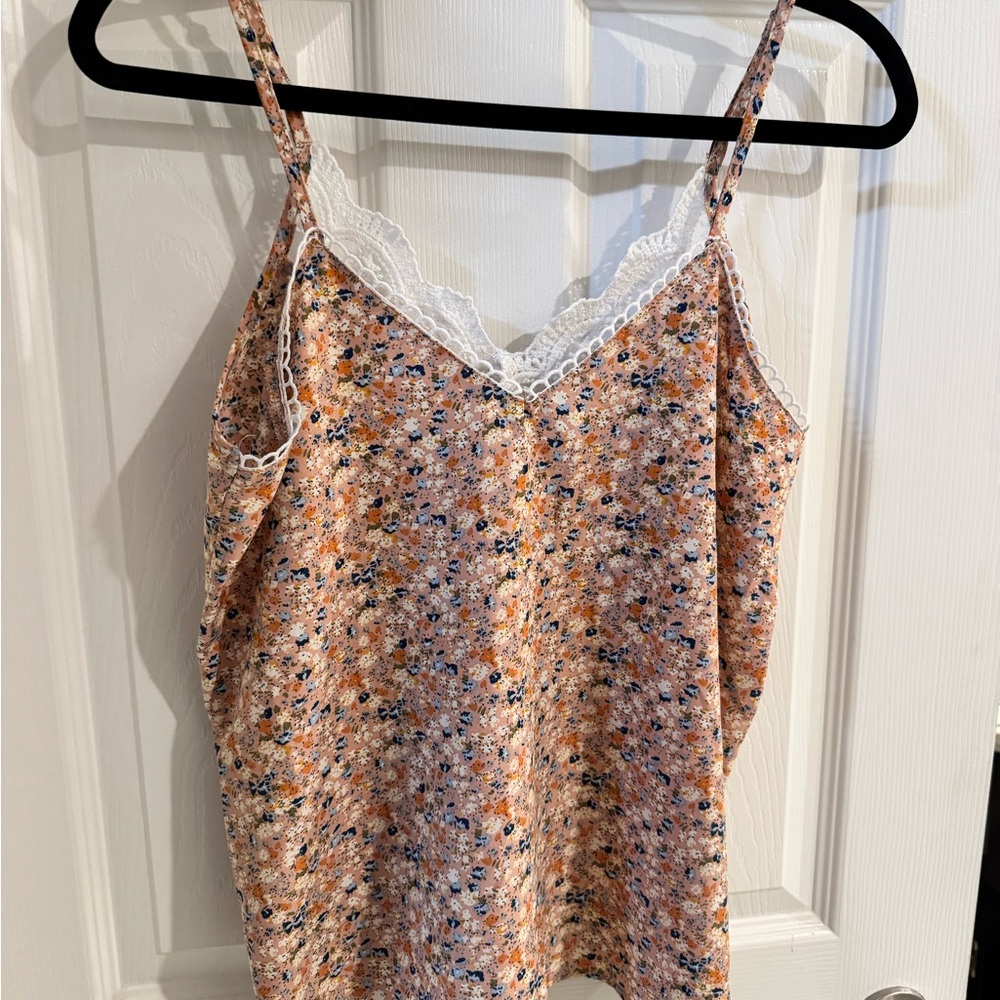 Floral Lace Cami Top
